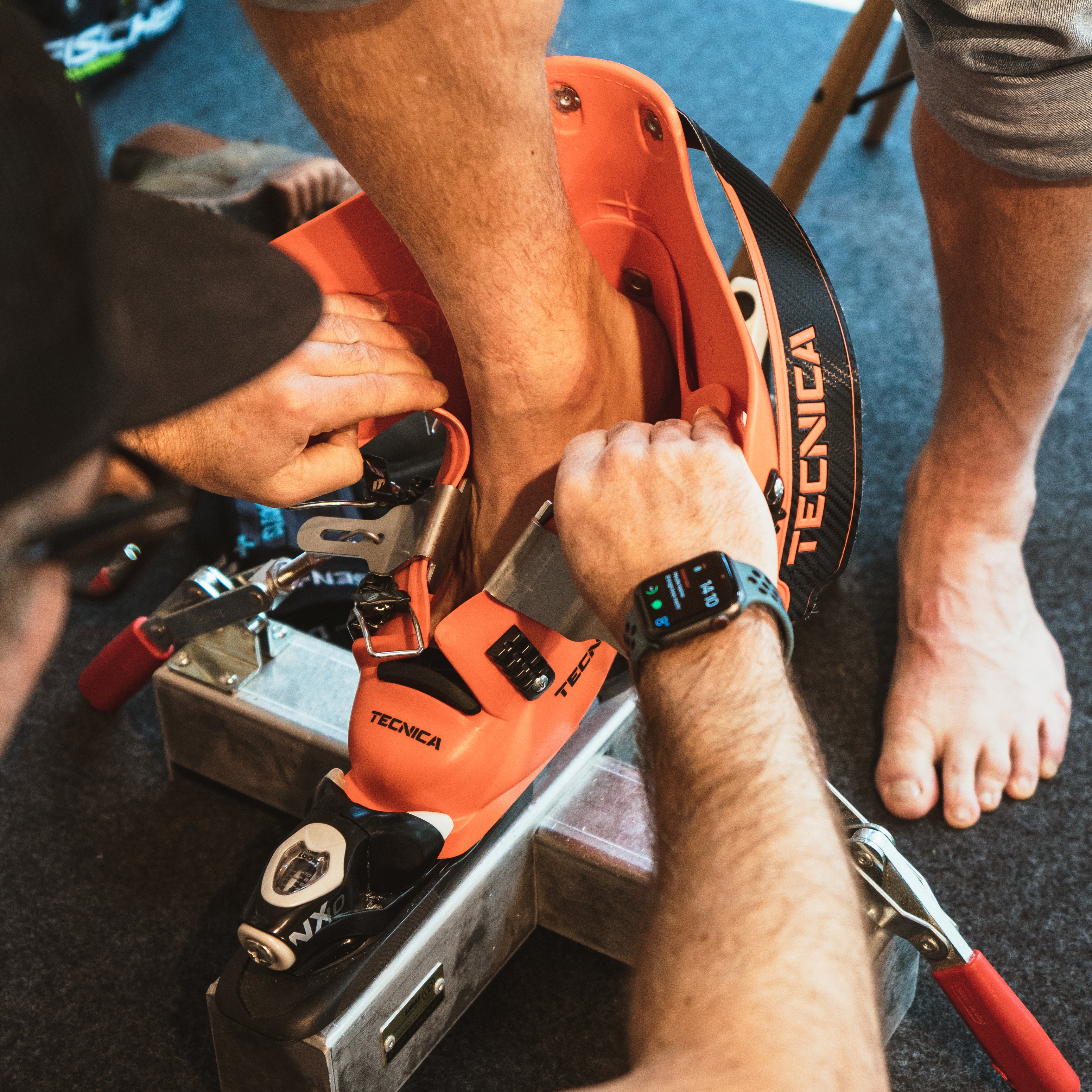 Re-Fit/Korrektur im Shop gekaufter Skischuh